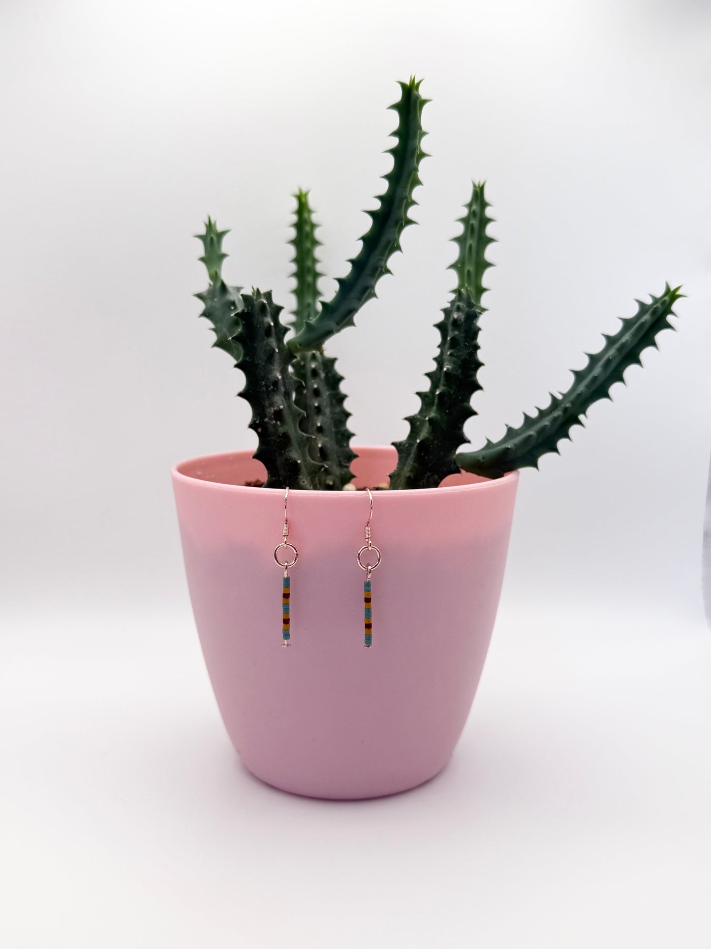 Almost Perfect – Colorful Miyuki Beaded Drop Earrings