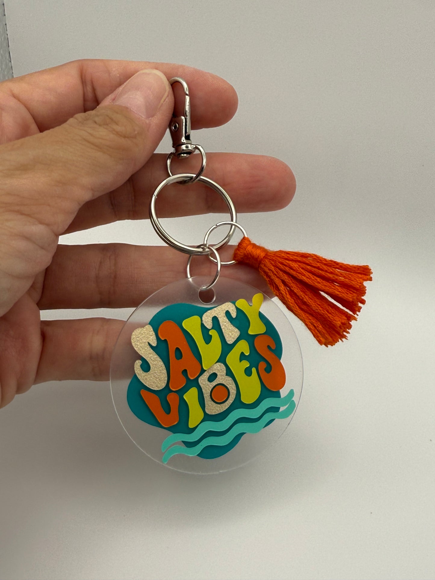 “Salty Vibes” keychain