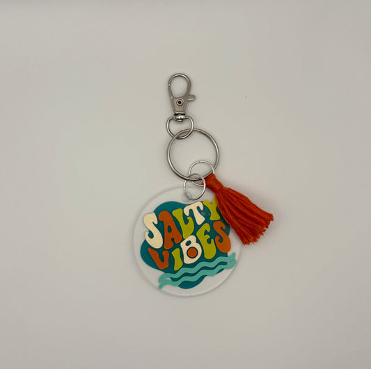 “Salty Vibes” keychain