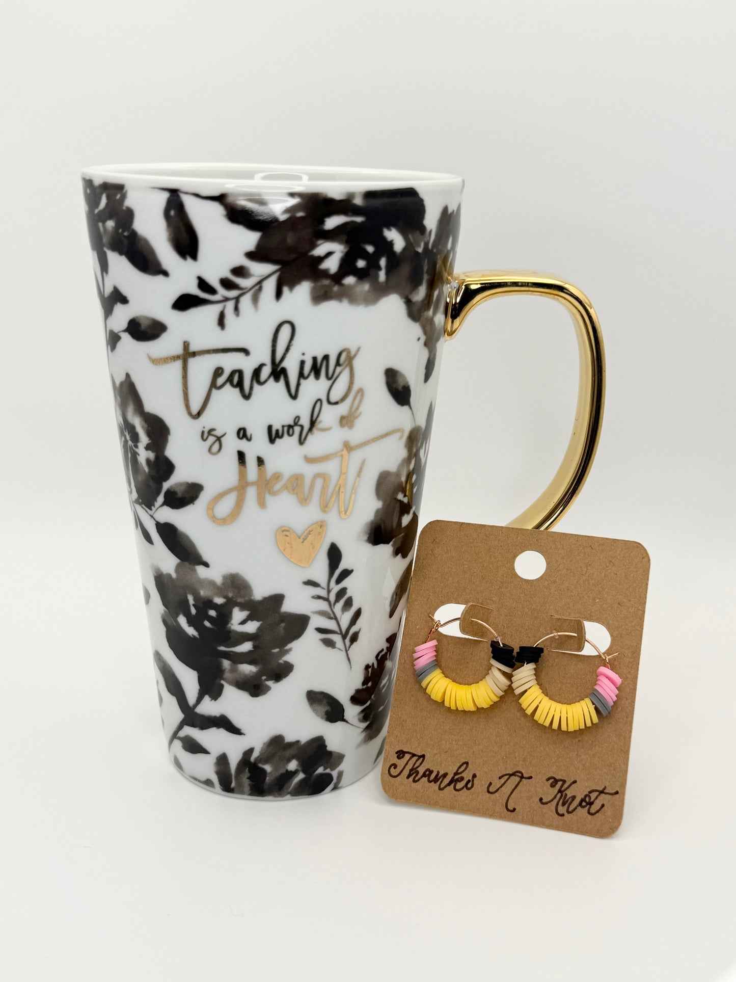 Teacher Pencil Earrings | Handmade Beaded Statement Jewelry